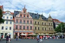Deutschland, Thüringen, Erfurt, Fischmarkt, Gildehaus, Pavarotti, italienisches Restaurant, Das Haus zum Breiten Herd
