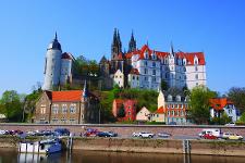 Deutschland, Sachsen, Meißen, Große Kreisstadt, Burgberg, Dom, Meißner Dom, Albrechtsburg, Höhenburg