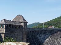 Deutschland, Hessen, Edersee, Ederstausee, Edertalsperre, Staumauer
