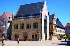Deutschland, Sachsen-Anhalt, Landkreis Harz, Harzvorland, Halberstadt, Roland, Rathaus