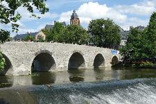 Deutschland, Hessen, Goethestadt, Wetzlar, Altstadt, Dom zu Wetzlar, Lahn, Alte Lahnbrücke