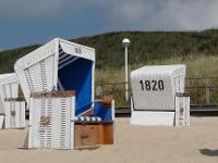 Deutschland, Schleswig-Holstein, Nordfriesland, Nordfriesische Insel, Nordseeinsel, Sylt, Nordsee, Strand, Strandkörbe, Meer, Sommer