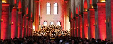 Deutschland, Hessen, Rheingau, Eltville, Kloster Eberbach, ehemalige Zisterzienserabtei, Kulturdenkmal, Rheingau Musik Festival, Basilika
